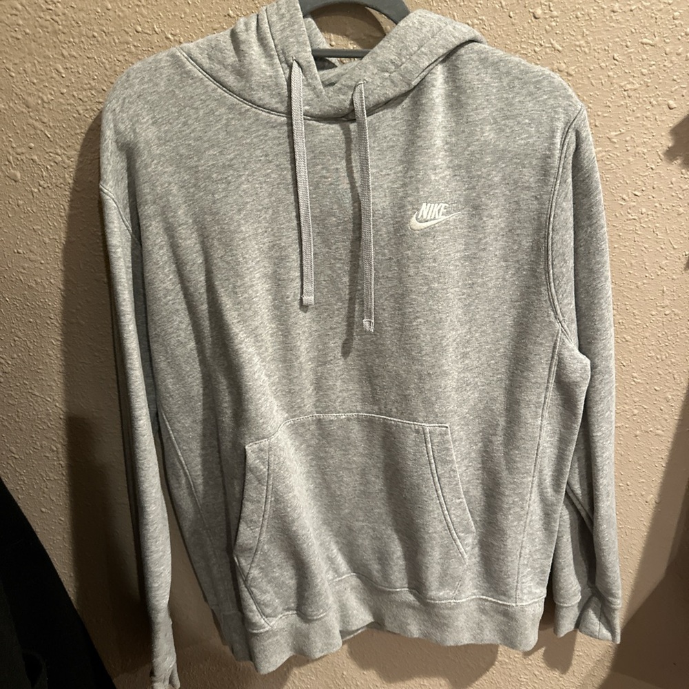 Nike Men's Heather Gray Hoodie